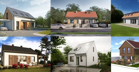 Tak może wyglądać dom do 70 m2. Są już dostępne bezpłatne projekty