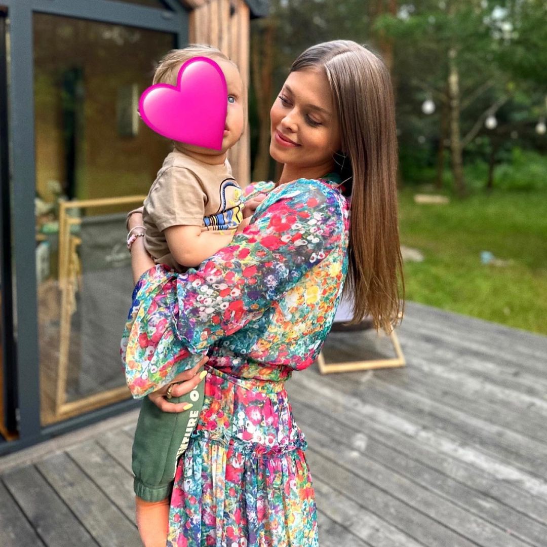 Joanna Opozda z synkiem