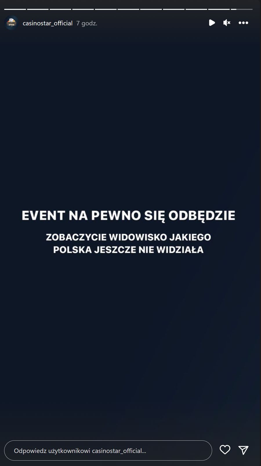 Casino Star zapowiada odbycie się eventu