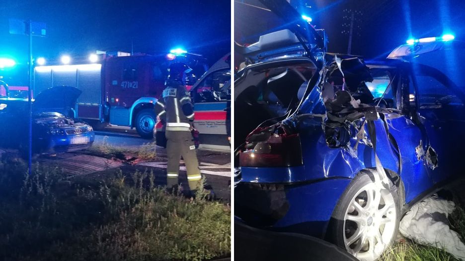 Lębork. Akcja służb na przejeździe kolejowym