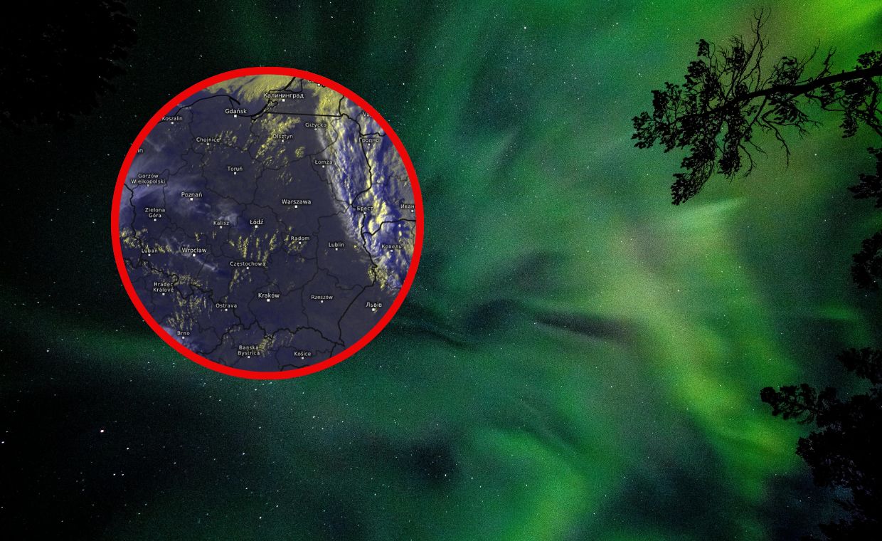 Zorza nad Polską. Takich warunków nie było od dawna