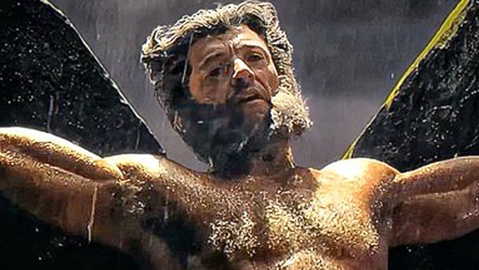 "Ukrzyżowany" Hugh Jackman