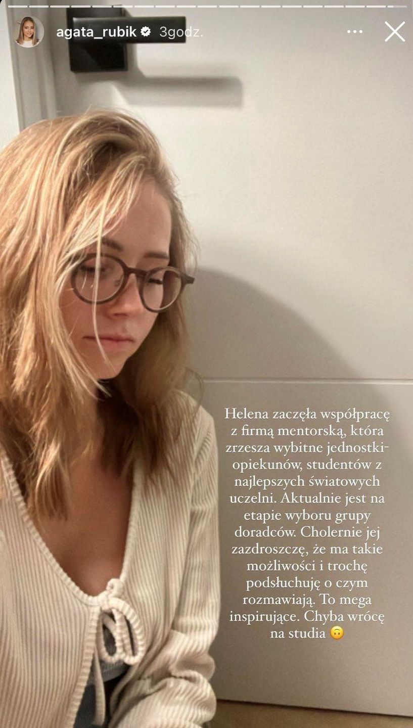 Agata Rubik wspomina o sukcesie córki