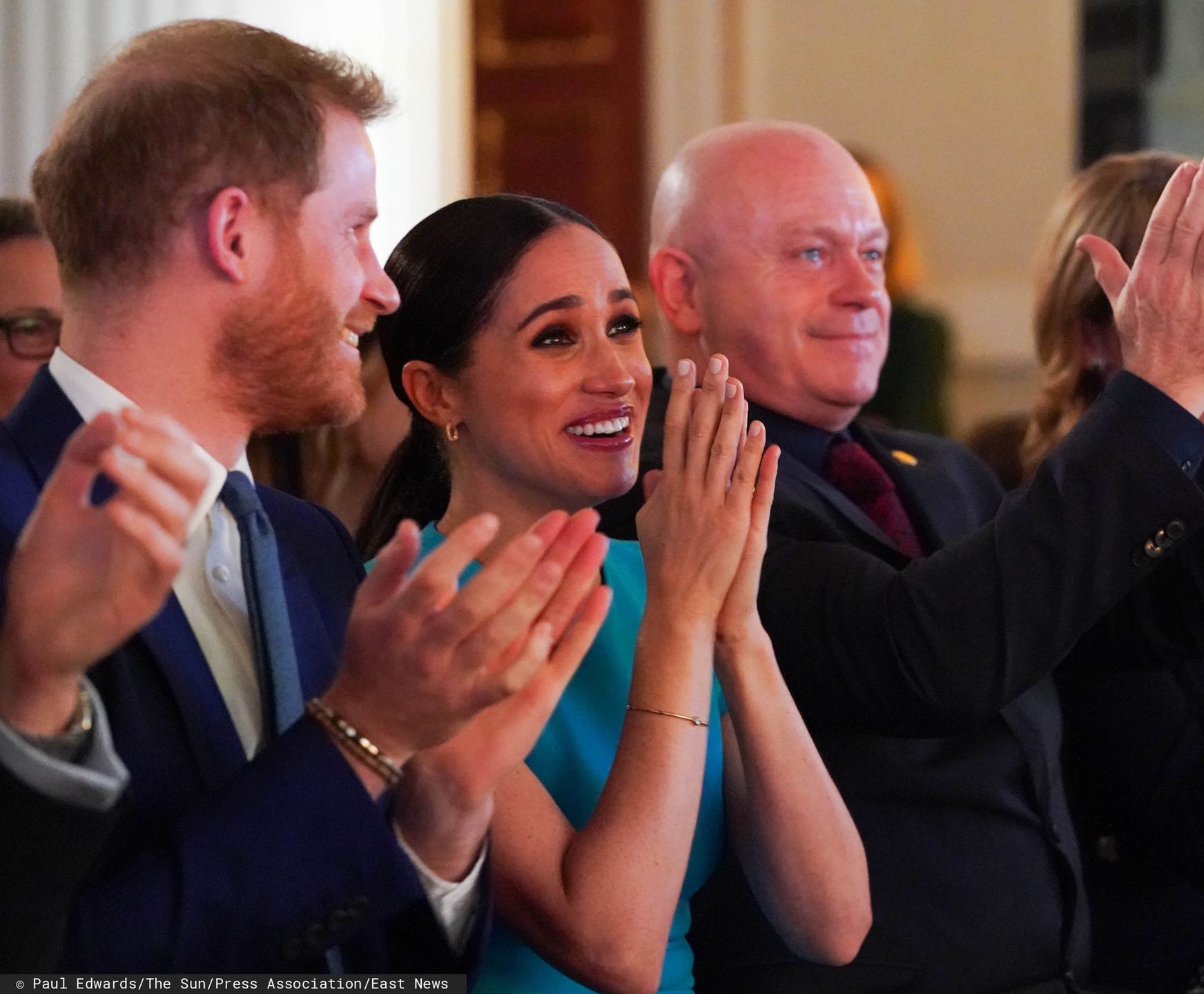 Meghan Markle i "po prostu Harry" na gali w Londynie