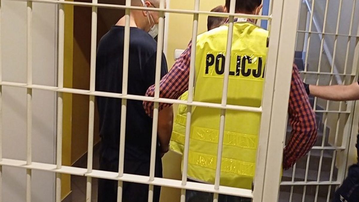 Zatrzymany mężczyzna