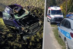 Zderzenie z łosiem pod Olsztynem. Kierowcy nie mogli go ominąć