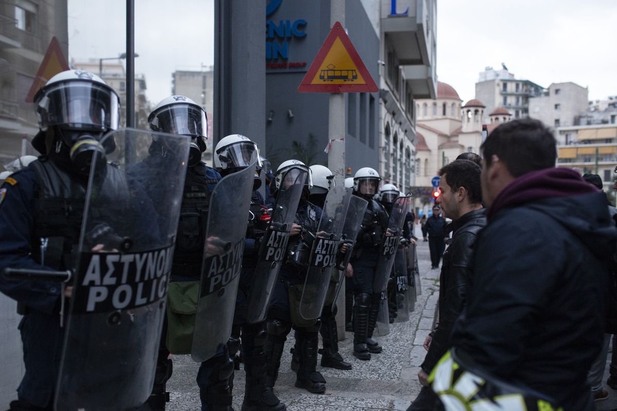 Protesty w Atenach po katastrofie kolejowej