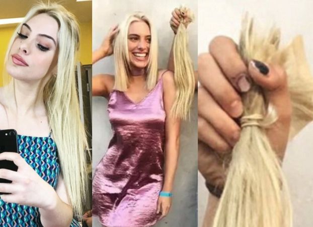 Blogerka "ścięła" włosy i oddała je chorym na raka. Fani: "Jesteś OSZUSTKĄ! Oddałaś doczepiane i farbowane pasma"