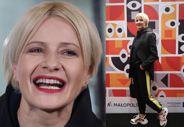 "Młodzieżowa" Małgorzata Kożuchowska lansuje się na festiwalu filmowym w Krakowie (FOTO)