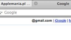 Popraw interfejs użytkownika Safari 4 beta 1