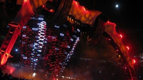 HDTVmania: Gigantyczny ekran LED U2 1