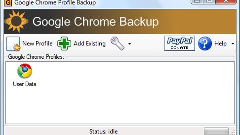 Aplikacja, która pomoże w wykonaniu kopii zapasowej ustawień przeglądarki Chrome 1