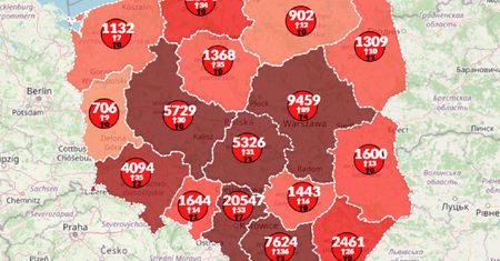 Koronawirus w Polsce. Aż 19 ofiar śmiertelnych. Specjalna mapa pokazuje najświeższe dane