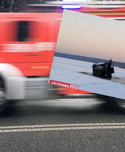 Jeździli terenówką po zamarzniętym jeziorze. Nagle pod nimi załamał się lód