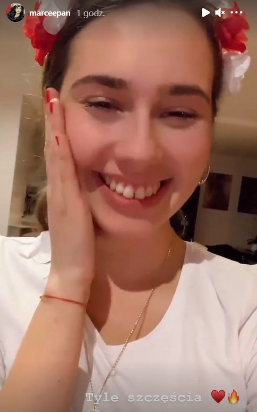 Marcelina Ziętek cieszy się z sukcesu Piotra Żyły