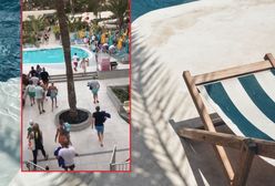 "Walka o leżaki" na Teneryfie. Tłum wbiegł na basen