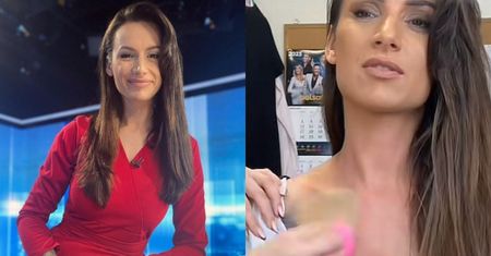 Prezenterka Polsatu przed wejściem na wizję poddaje się "specyficznej charakteryzacji". Wszystko przez tatuaż (FOTO)