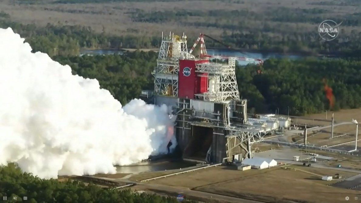 Test najpotężniejszej rakiety NASA