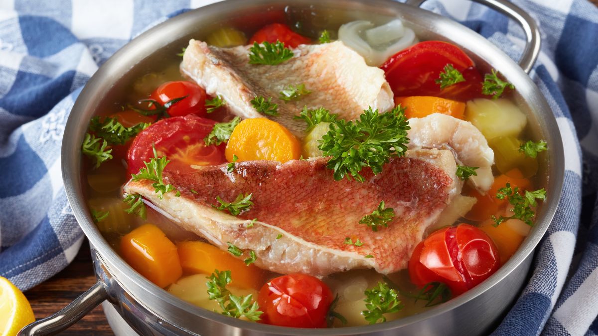 Grecka zupa rybna z cytrynowym akcentem