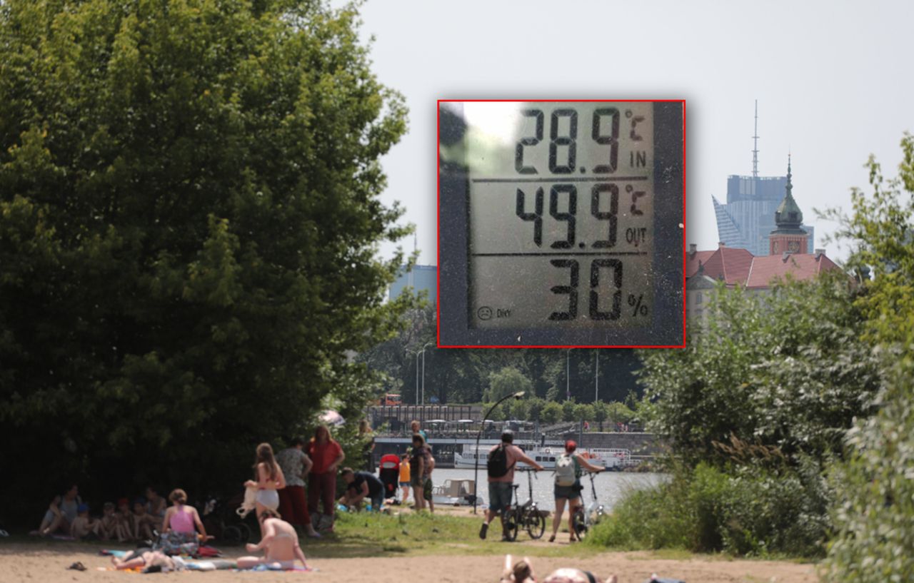 To nie fotomontaż. Od razu chwycił za telefon. Zdjęcie z Warszawy