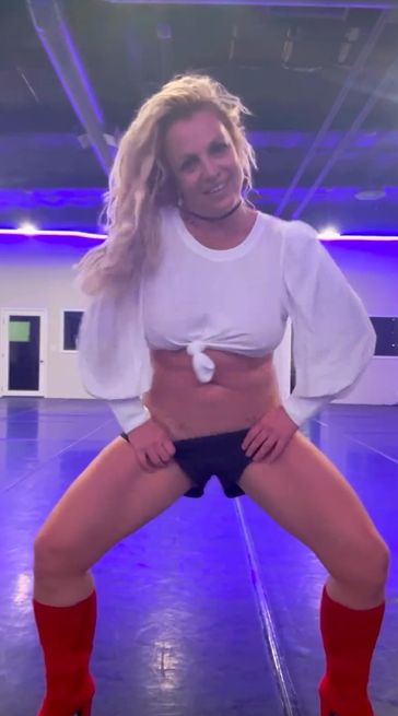 Britney Spears is dancing again.