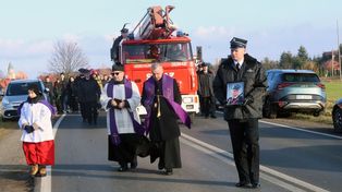 Kunice: Ostatnia droga druha Wojciecha Mastalerka, zmarł w wieku 68 lat