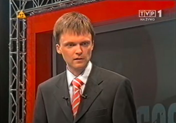 Szymon Hołownia za czasów talk-show w TVP
