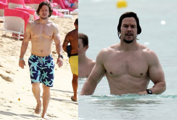 Mark Wahlberg bez koszulki!