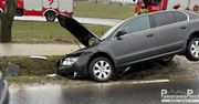 Senior ukarany mandatem oraz 12 punktami karnym - kolizja w Staroźrebach