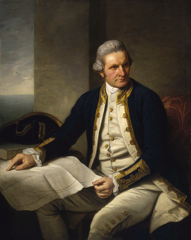 James Cook (1728-1779) - angielski żeglarz i odkrywca, kartograf