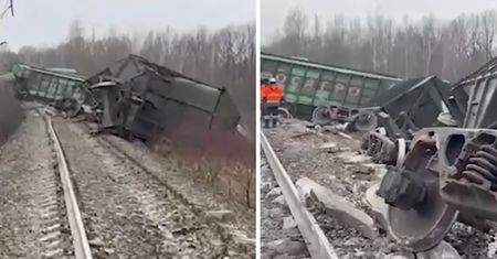 Pierwszy akt sabotażu tak blisko Moskwy. Eksplozja i wykolejony pociąg