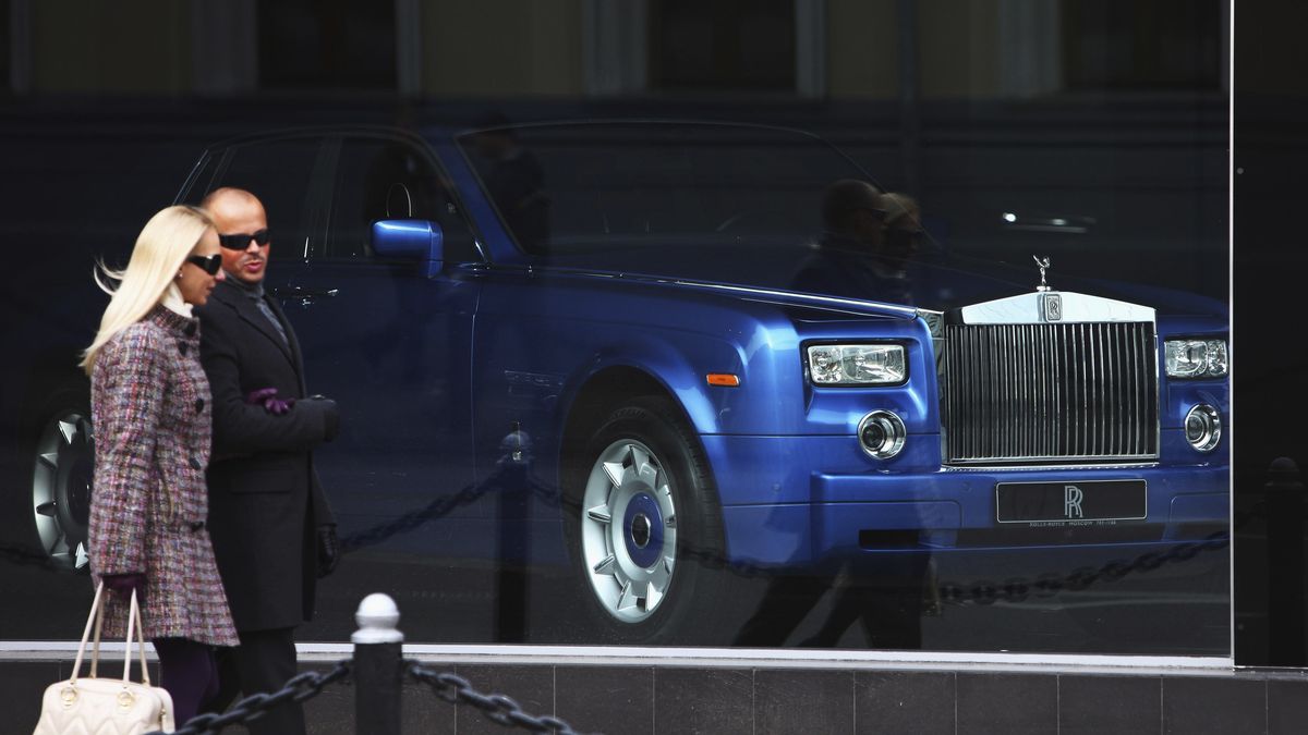Luksusowe marki, takie jak Rolls-Royce, wycofały się z Rosji. Zdjęcie ilustracyjne