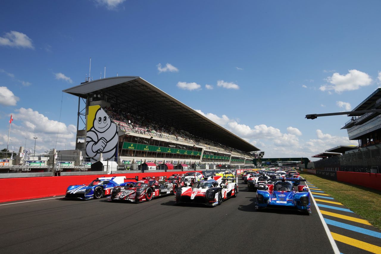 Stawka wyścigu 24h Le Mans 2018.