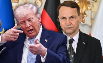 Sikorski reaguje jednym słowem na słowa Trumpa. Wymowny komentarz