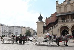 Dostali zakaz przejazdu dorożką przez krakowski Rynek Główny