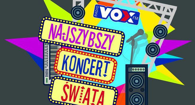 Druga edycja „Najszybszego Koncertu Świata” w VOX FM