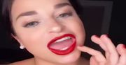 Ma "największe usta na świecie". Pokazała fanom, co potrafi