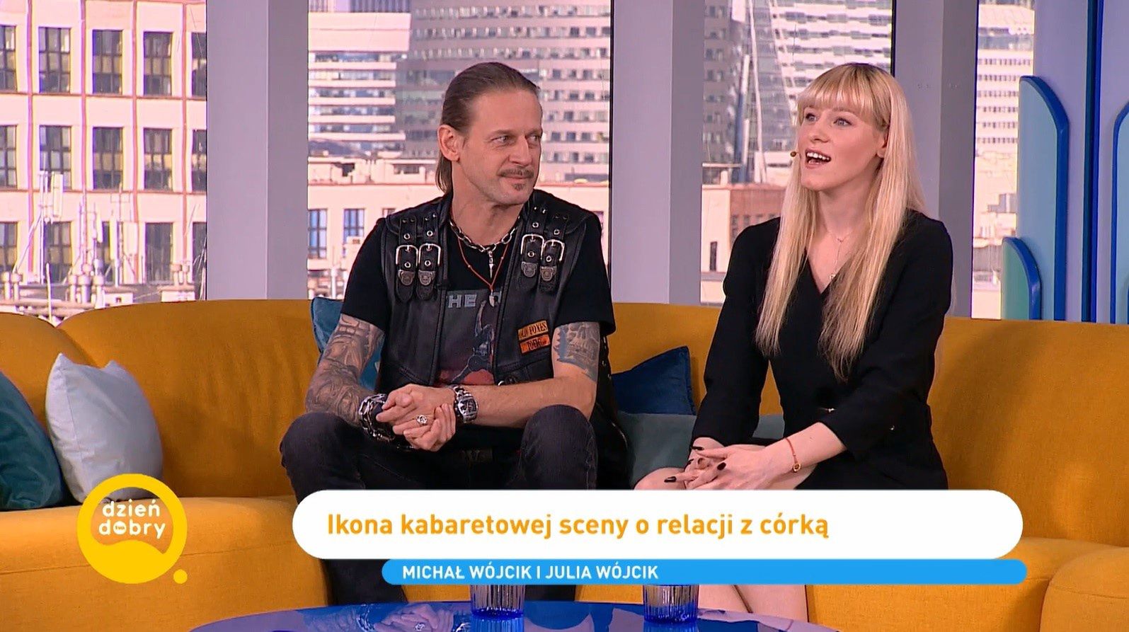 Michał Wójcik z córką Julią Wójcik