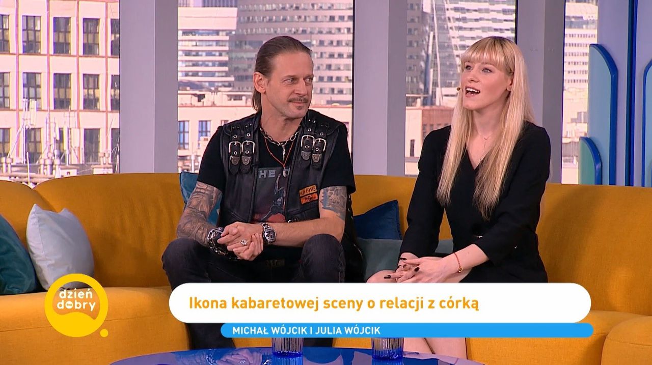 Michał Wójcik z córką Julią Wójcik