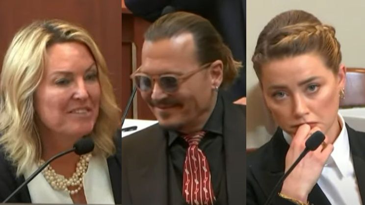 Johnny Depp pokazał NEROWOWĄ REKACJĘ (?), gdy ekspertka mówiła o ofiarach przemocy domowej