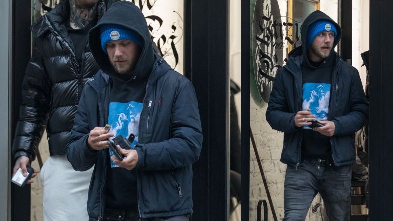 Antek Królikowski robi się na bóstwo u barbera i raczy dymem z papierosa