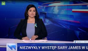 Bez cienia wstydu. "Wiadomości" grzeją się w blasku Sary James