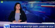 Bez cienia wstydu. "Wiadomości" grzeją się w blasku Sary James