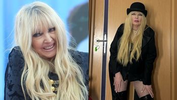 Maryla Rodowicz w mini i lateksowych kozakach eksponuje nogi i pyta nieśmiało: "DŻAGA?"