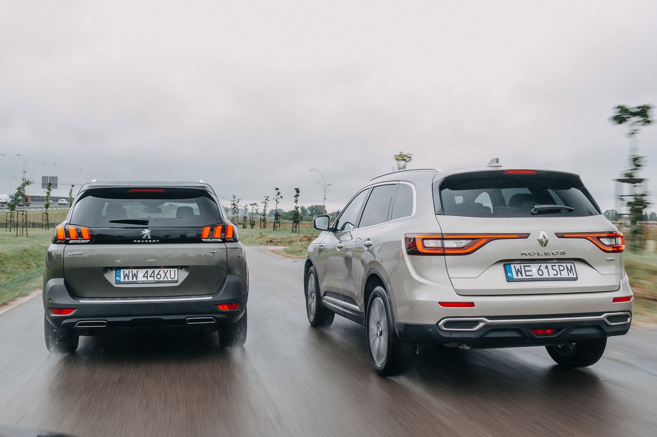 Peugeot 5008 GT vs Renault Koleos Paris Initiale (fot. Konrad Skura)