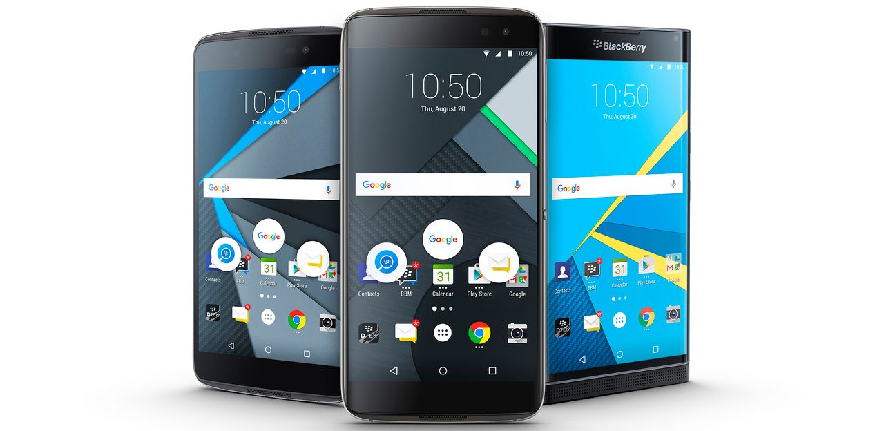 Smartfony BlackBerry z Androidem