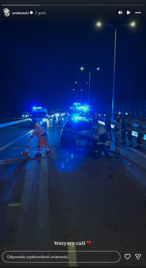 Sławek Uniatowski uczestniczył w zdarzeniu drogowym