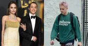 Wyraźnie odmieniony 17-letni syn Angeliny Jolie i Brada Pitta kroczy na trening. Do twarzy mu w różowych włosach?