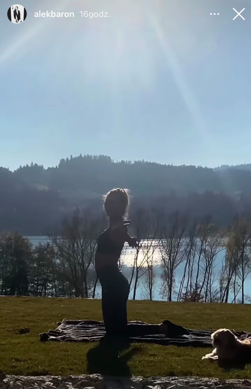 Sandra Kubicka i Baron na wakacjach