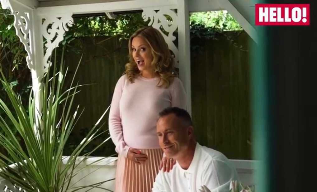 James Jordan i Ola Jordan w ciąży w sesji dla Hello!